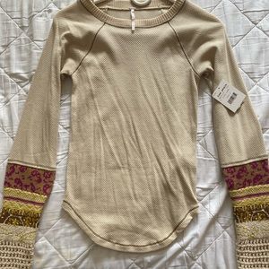 Free people long sleeve shirt